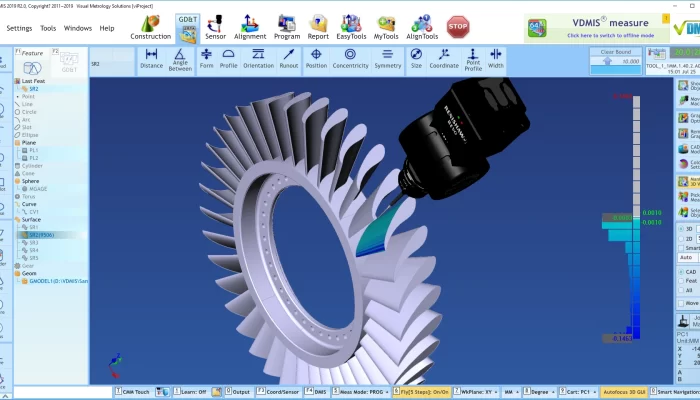 CMM SOFTWARE REVO BLADE