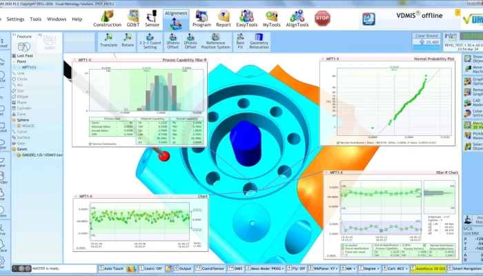 CMM SOFTWARE VDMIS SPC